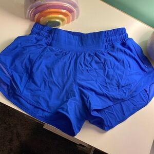 Blue Lululemon shorts